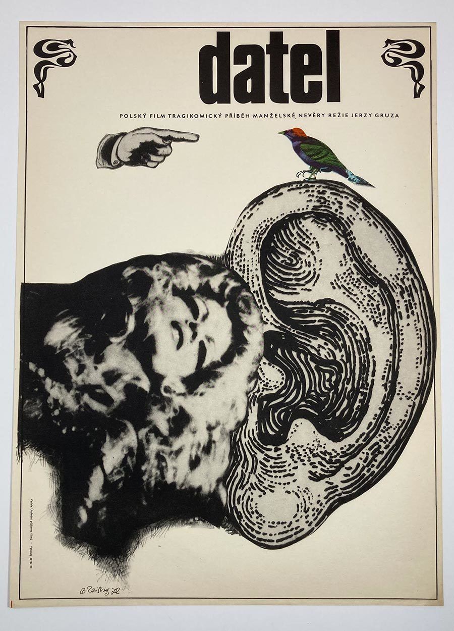 Movie Poster, The Woodpecker, Karel Teissig, 1970