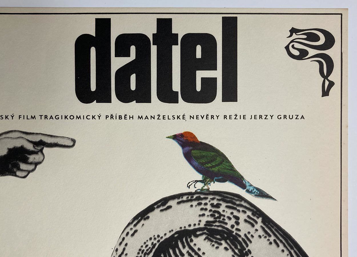 Movie Poster, The Woodpecker, Karel Teissig, 1970 photo vinterior