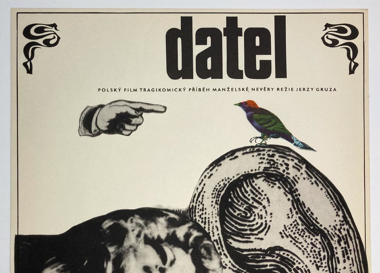 Movie Poster, The Woodpecker, Karel Teissig, 1970 photo vintage