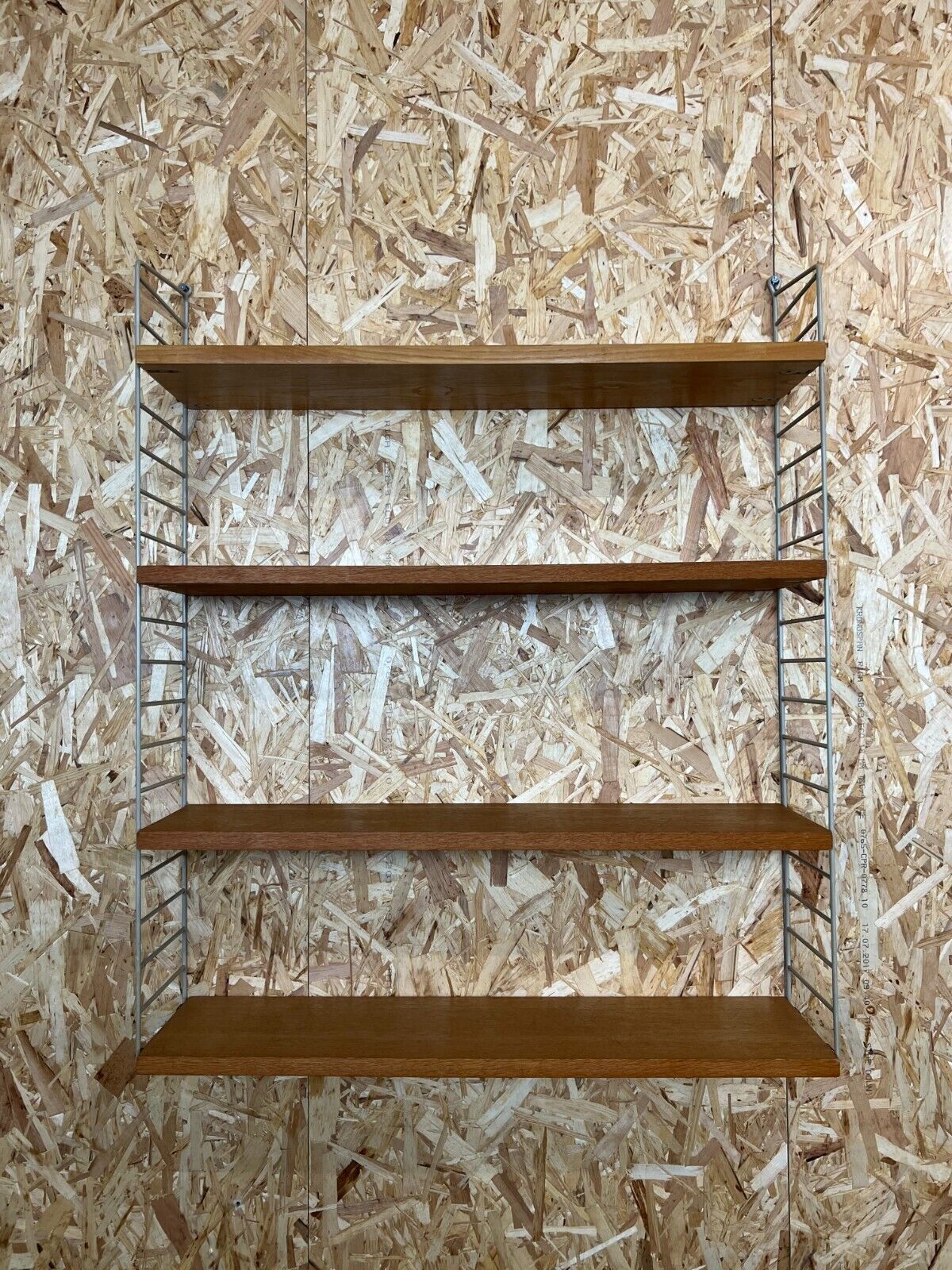 1543.0 60's 70's Oak String Shelf Module By Kajsa And Nils Nisse Strinning Sweden photo