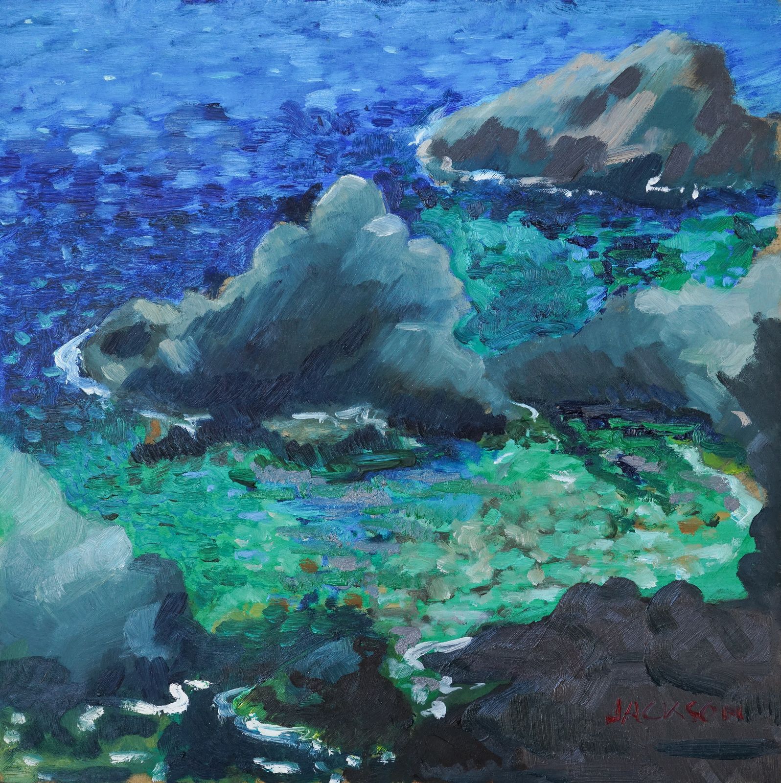 Fosca Bay   Costa Brava   En Plein Air Oil Study