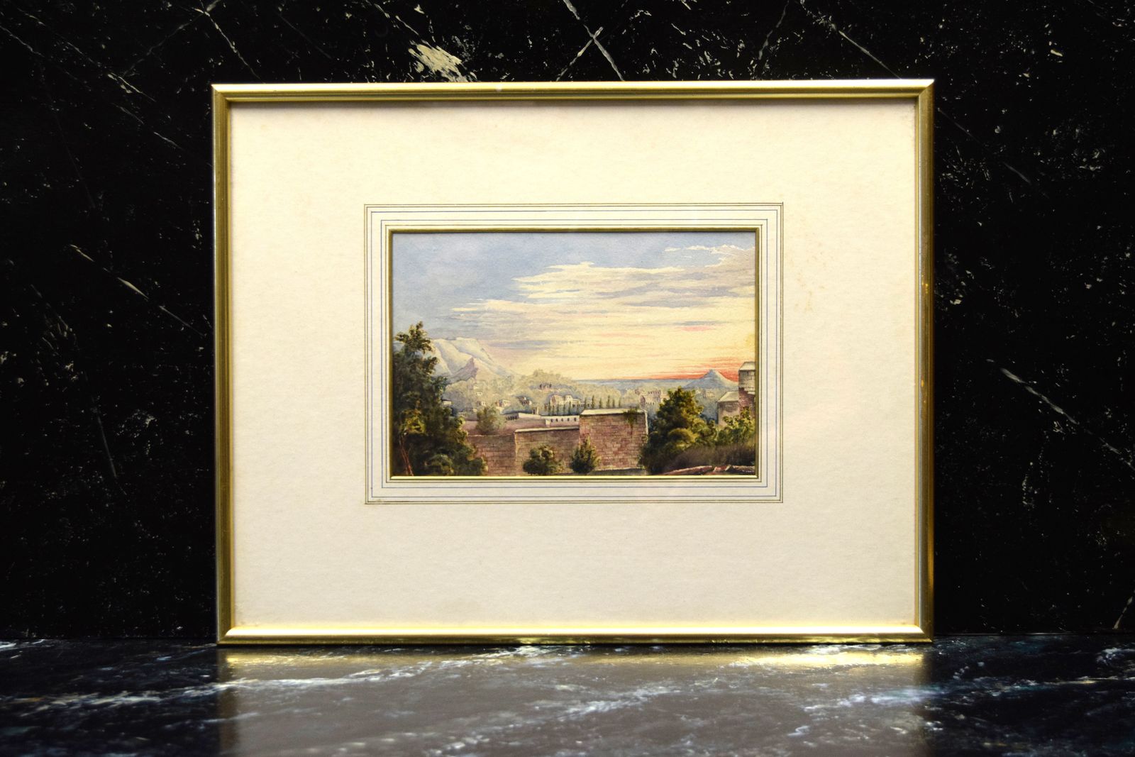 19th Century English School Watercolour Of A Landscape