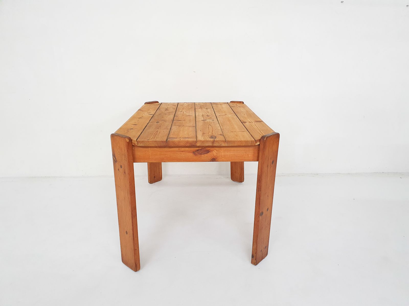 Pinewood Dining Table Attrb. To Ate Van Apeldoorn, The Netherlands 1970's photo Furniture
