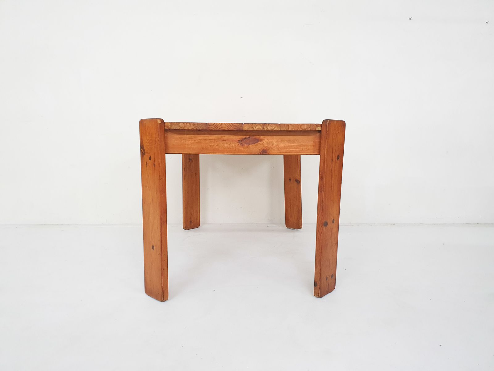 Pinewood Dining Table Attrb. To Ate Van Apeldoorn, The Netherlands 1970's photo 936.0