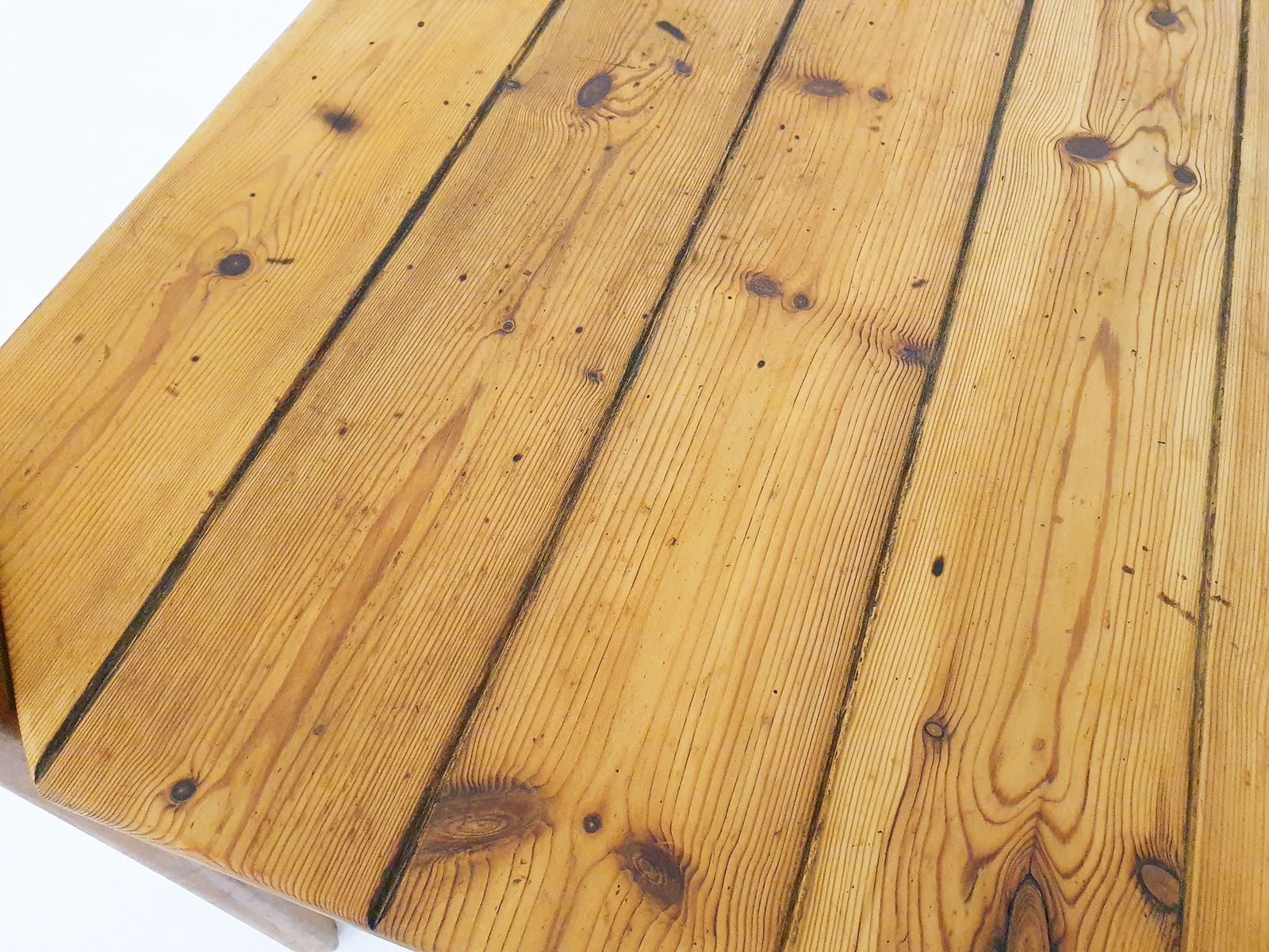 Pinewood Dining Table Attrb. To Ate Van Apeldoorn, The Netherlands 1970's photo buy
