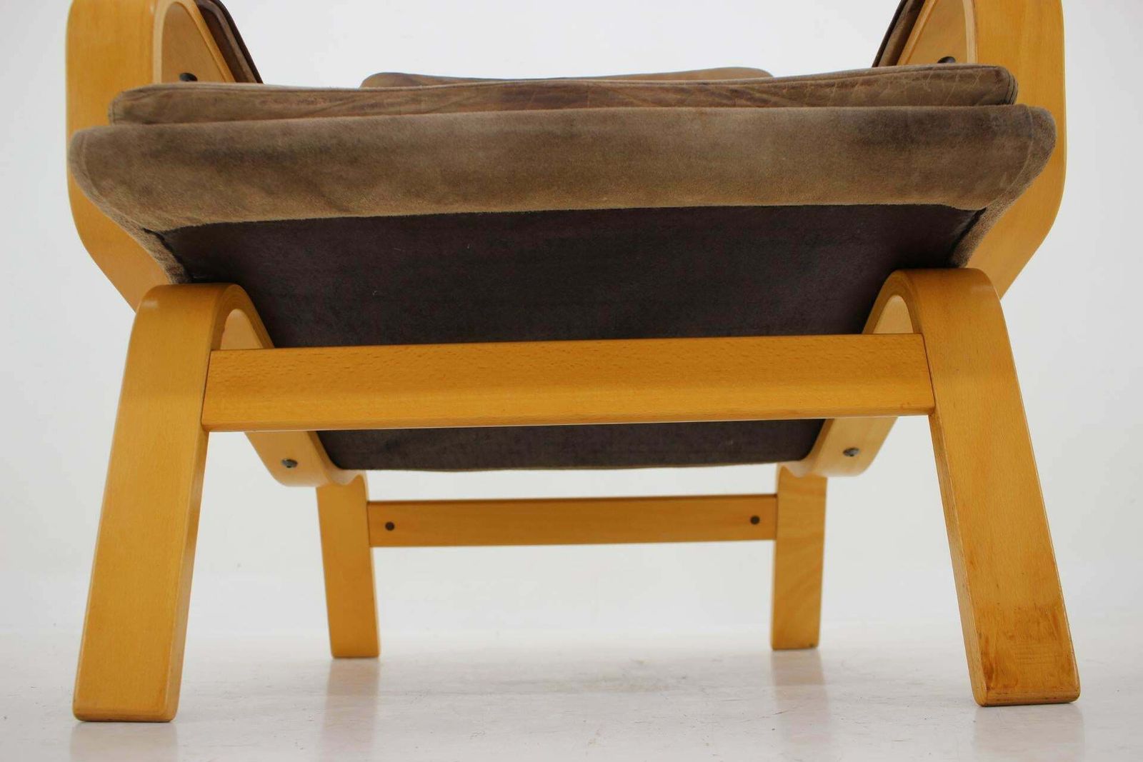photo buy 1970s Yngve Ekström Contino Leather Armchair Sweden