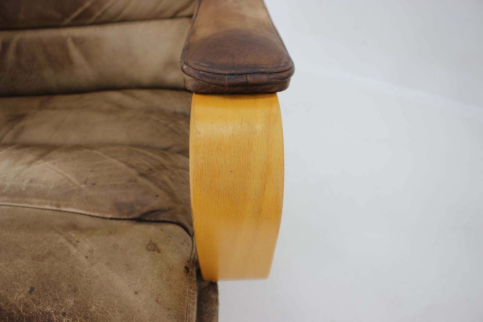 photo buy 1970s Pair Of Yngve Ekström  Contino  Leather Armachair Sweden