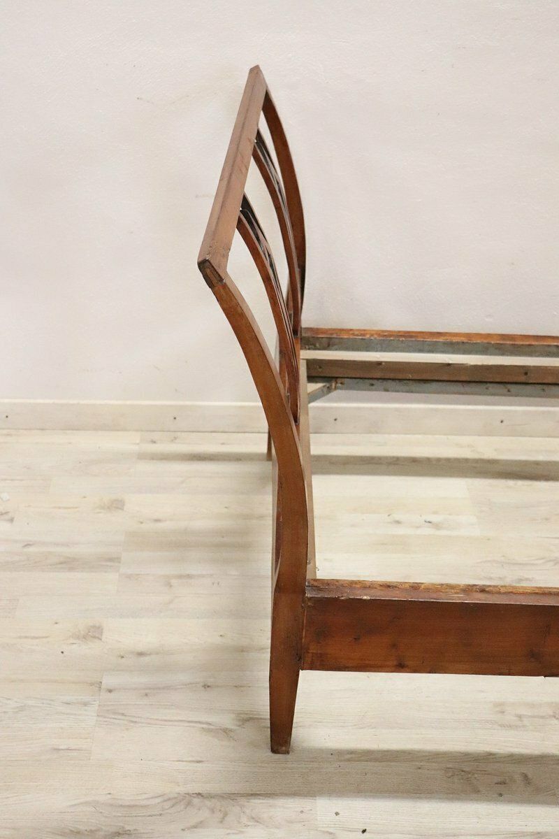 Antique Single Bed In Cherry Wood, Early 19th Century photo 2052.2