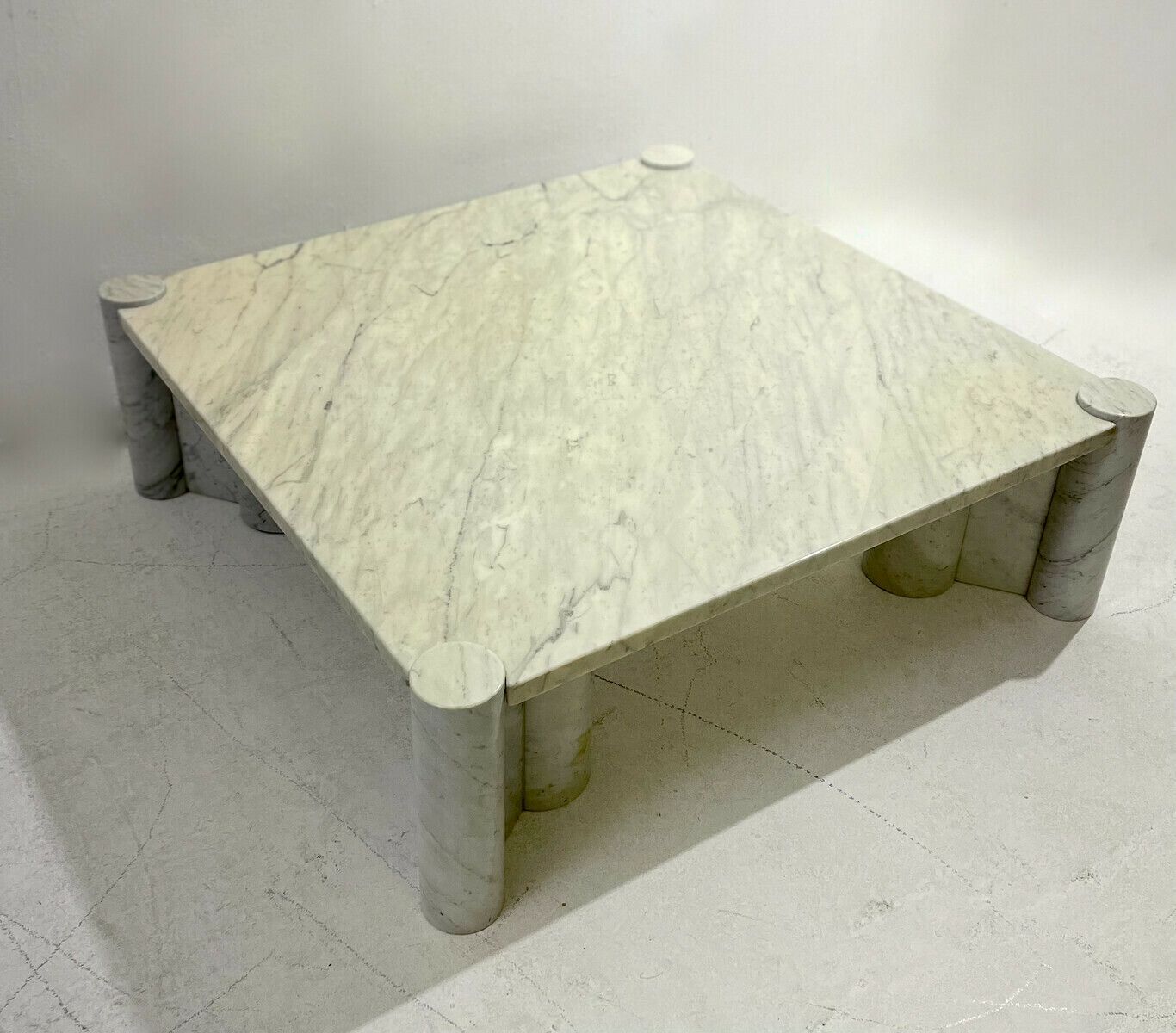 White Carrara Marble Coffee Table By Gae Aulenti For Knoll Inc photo Furniture