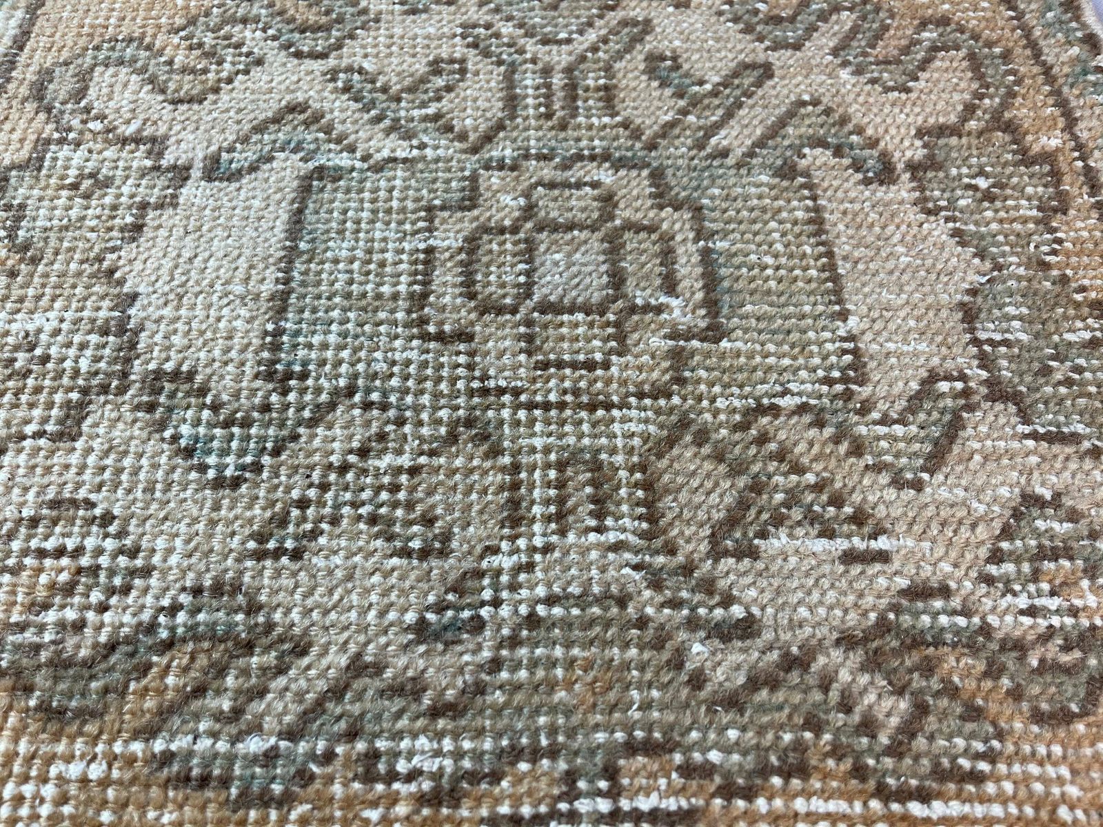 Traditional Turkish Anatolian Rug , Vintage Anatolian Turkish Rug 91 X 51 Cm photo vintage
