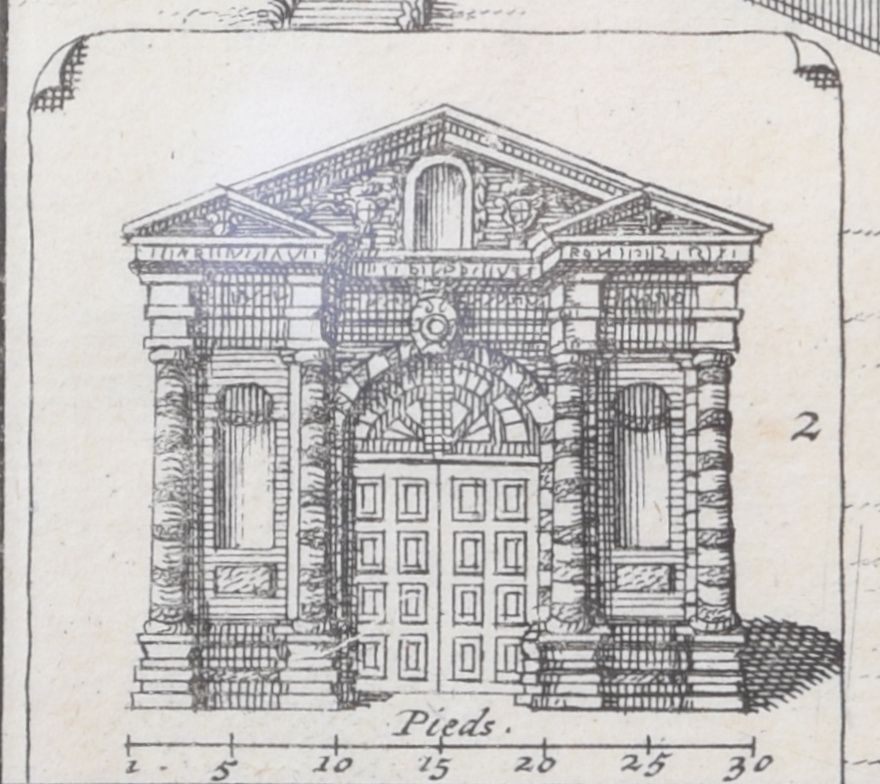 Pieter Van Der Aa (1659 1733), After David Loggan (1634–1692) The University Of Oxford Botanic Garden (1727) photo for sale