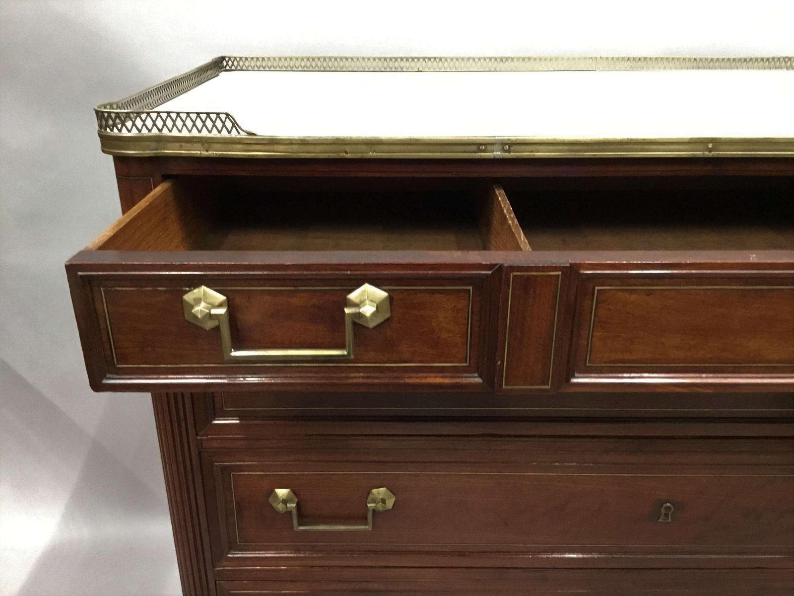 Late C18th Louis XVI Neoclassical Figured Mahogany Commode photo buy