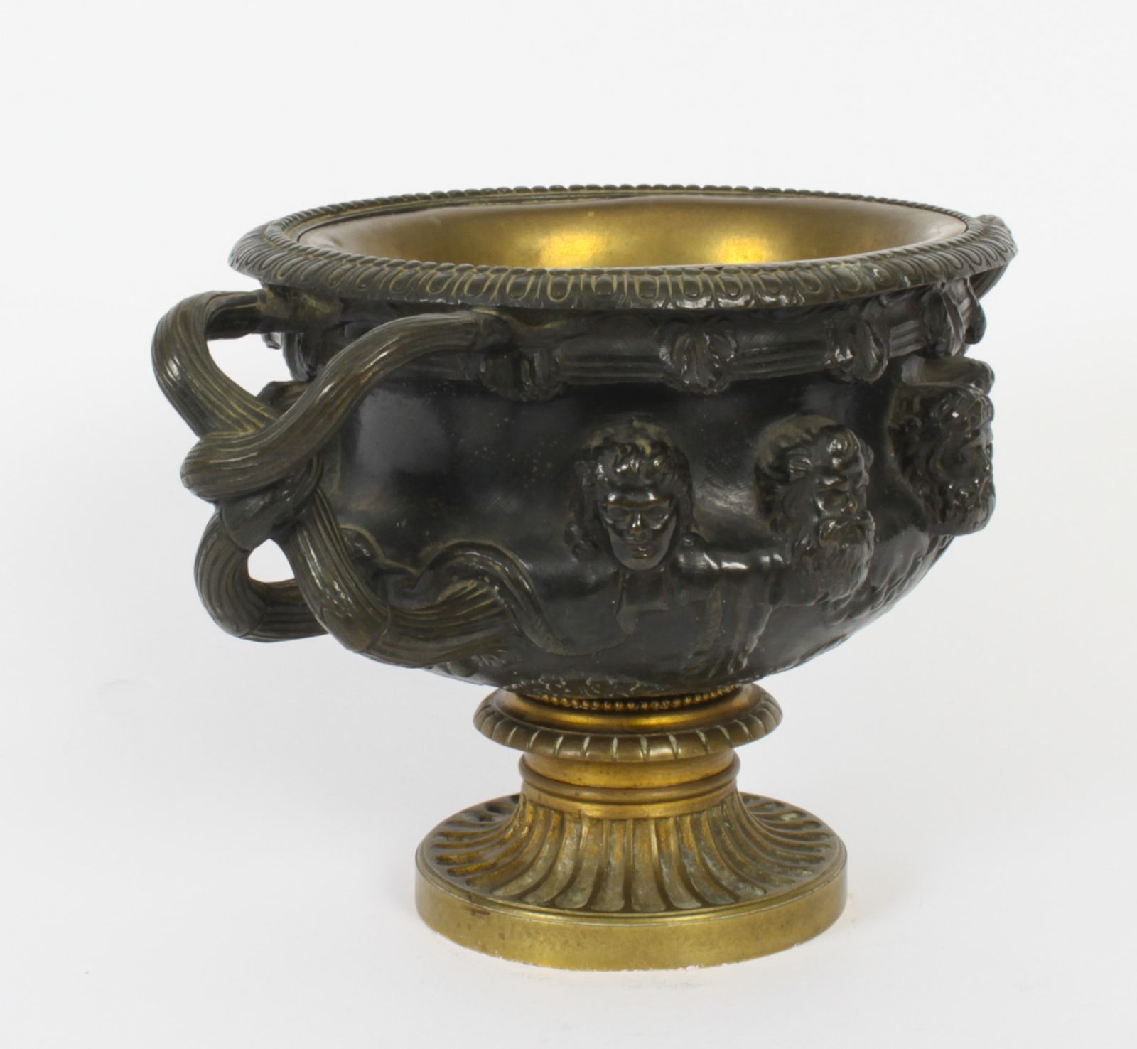 Antique French Grand Tour Bronze & Ormolu Urn 19th Century photo Home Decor