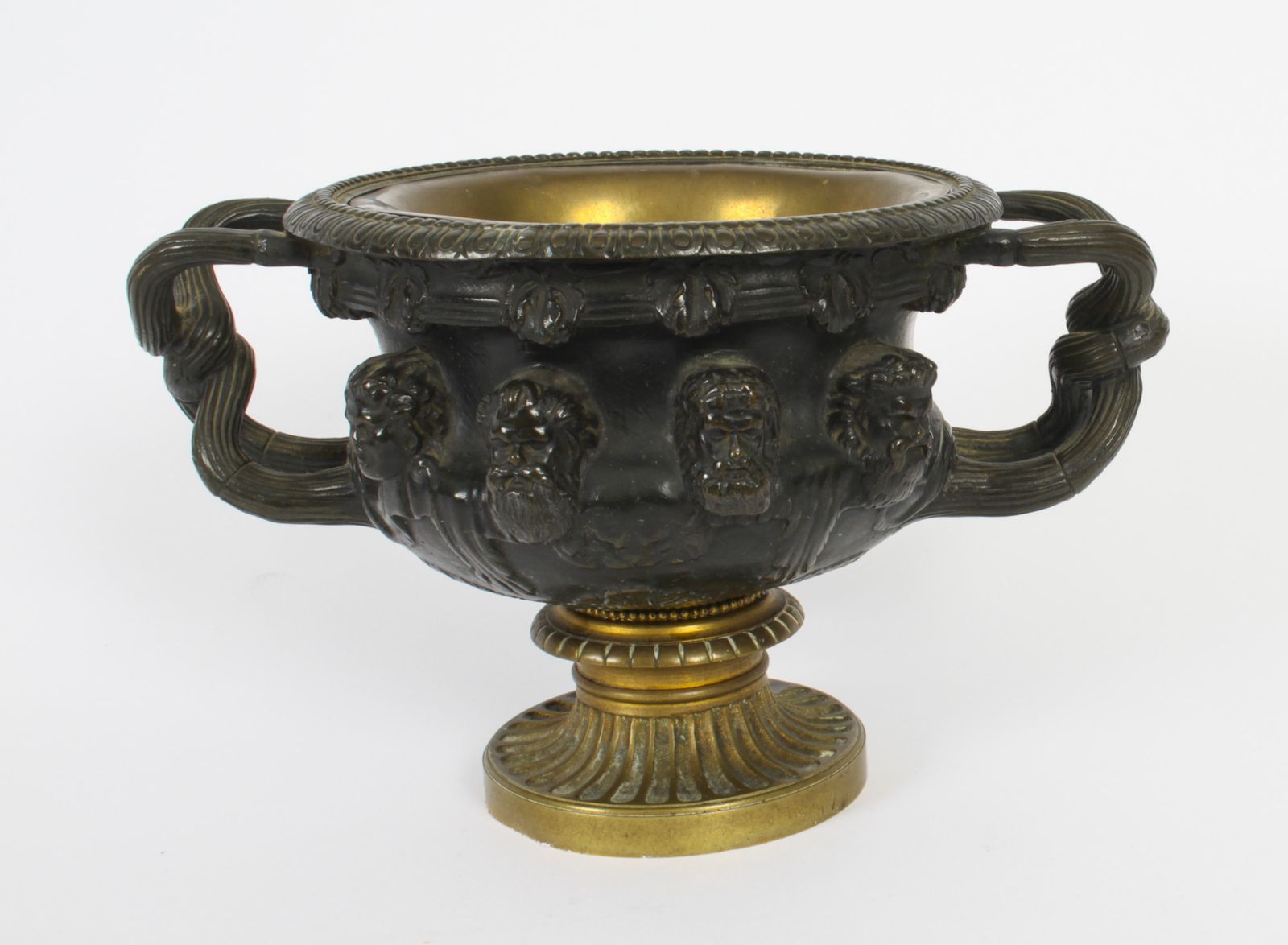 photo vinterior Antique French Grand Tour Bronze & Ormolu Urn 19th Century