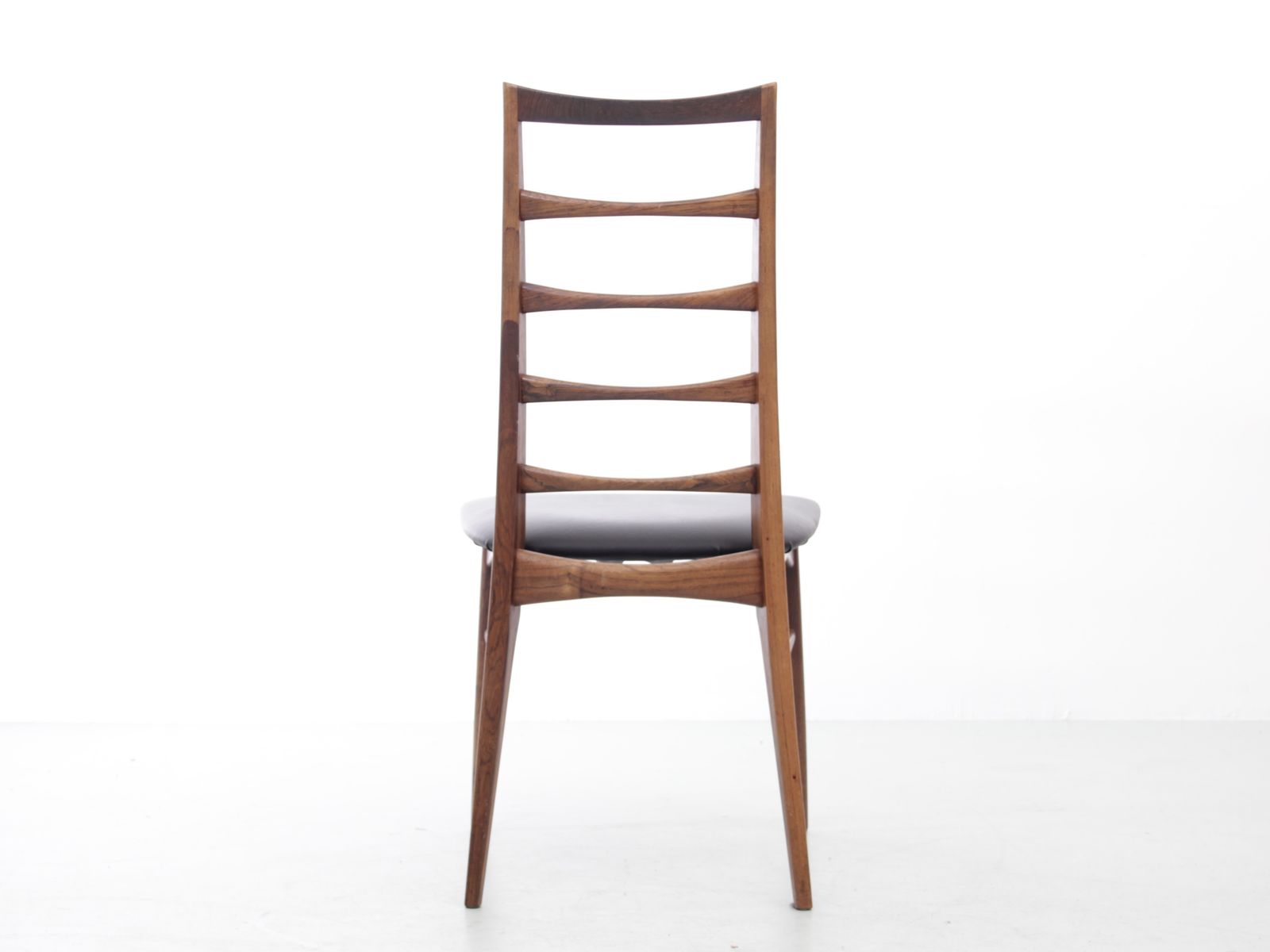 Mid Century  Modern Scandinavian Set Of 4 Teak Chairs Model Lis  By Niels Koefoed photo buy