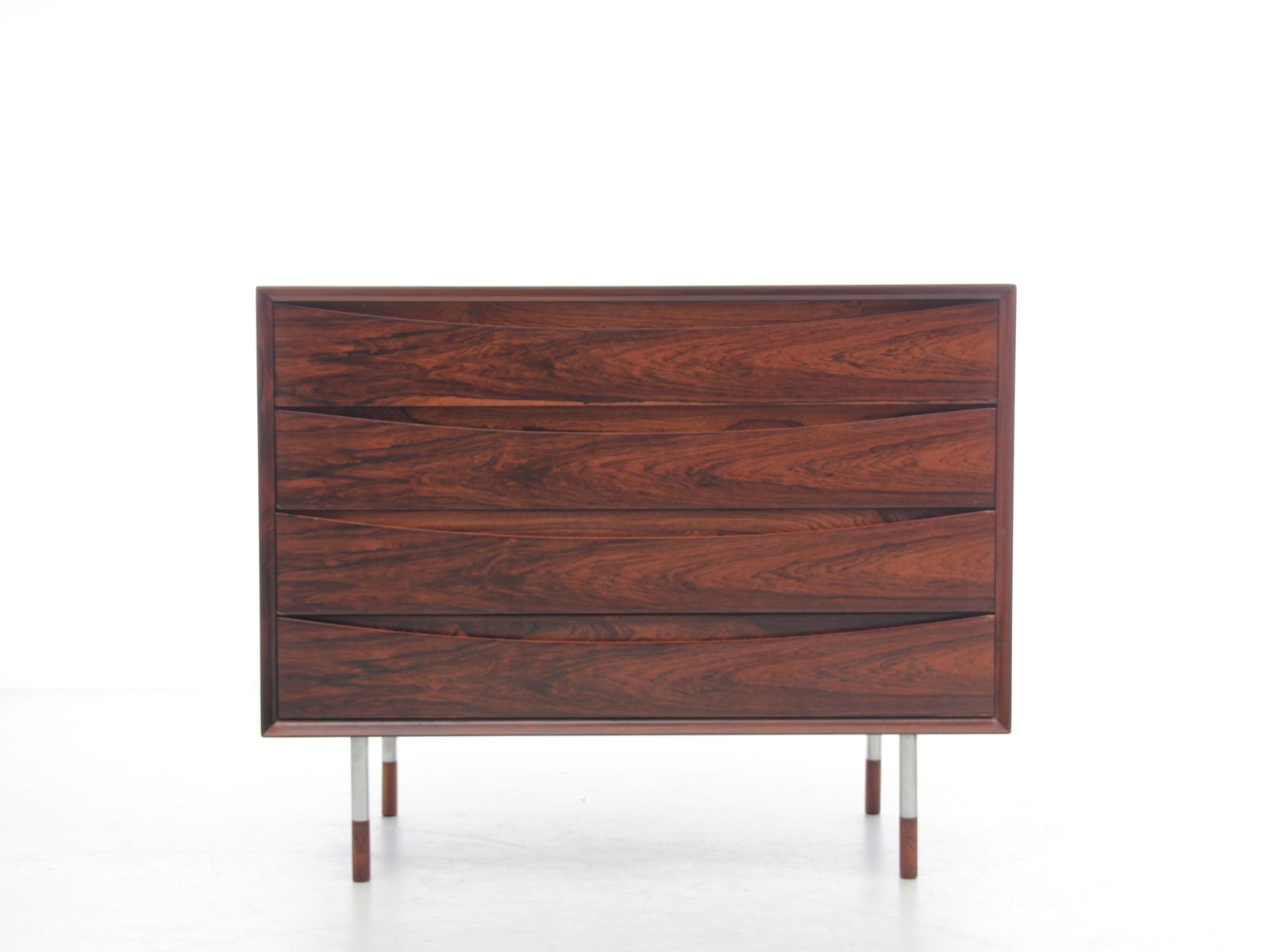 Mid Century Modern Scandinavian Chest Of Drawers In Rosewood By Arne Vodder