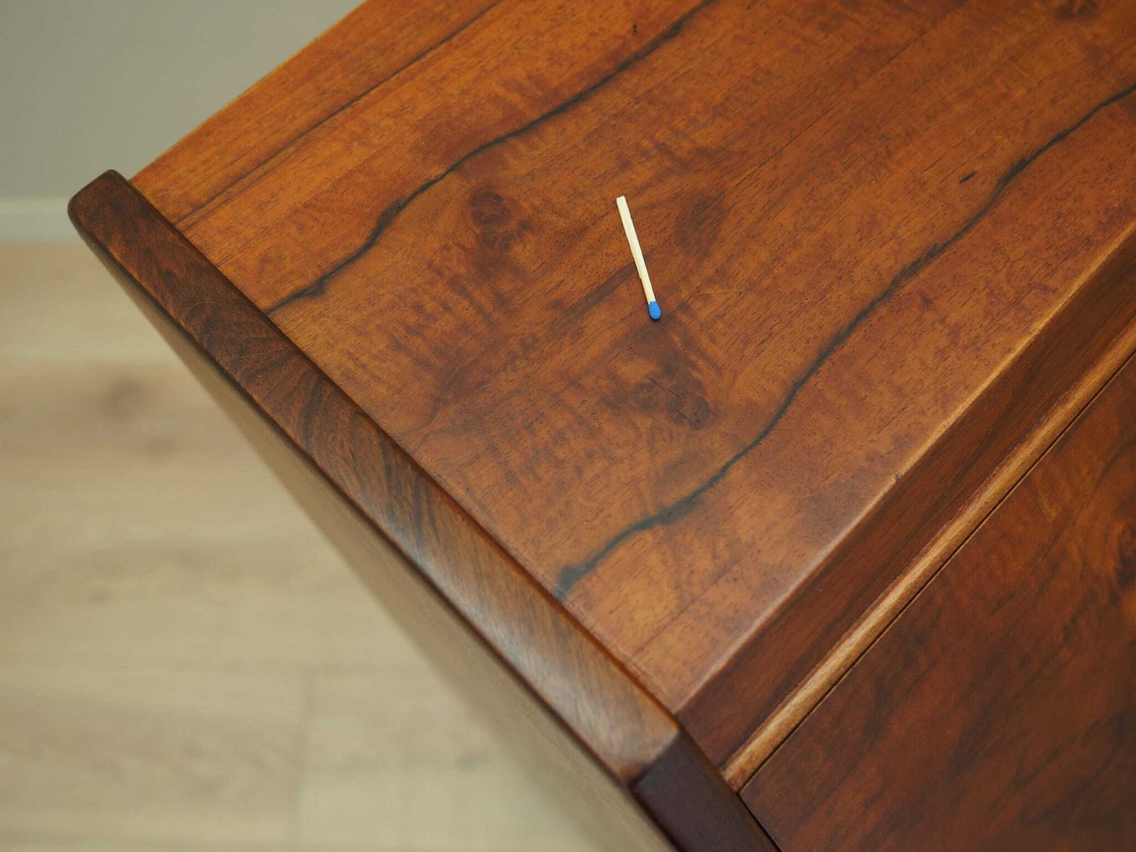 Walnut Secretary, Danish Design, 1960s, Production: Denmark photo vintage