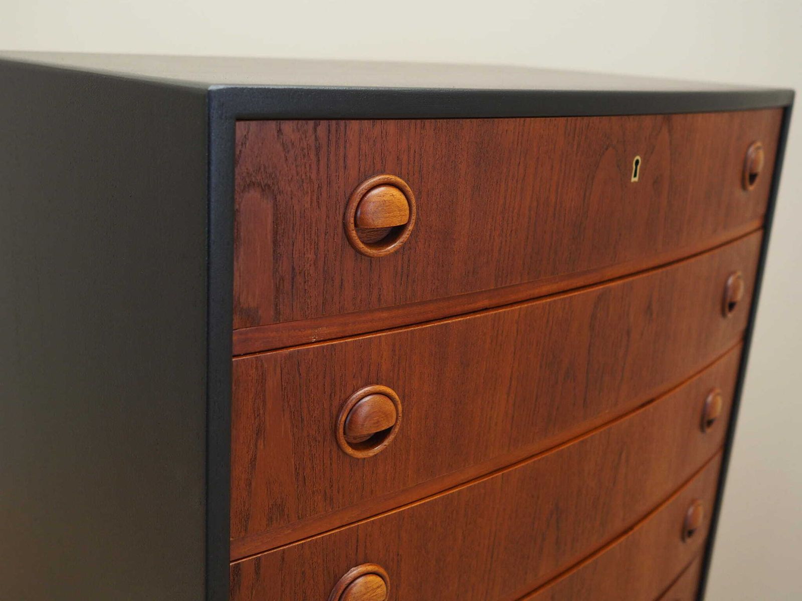 Teak Chest Of Drawers, Danish Design, 1960s, Designer: Kai Kristiansen, Manufacturer: Feldballes Møbelfabrik photo buy