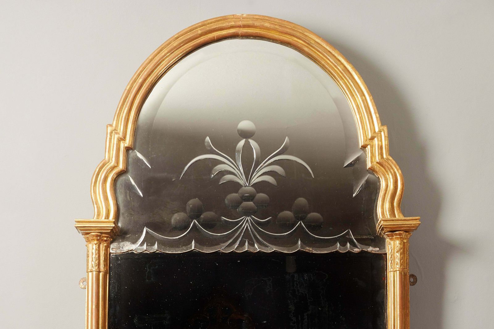 A Queen Anne Pier Mirror, 1700s photo for sale