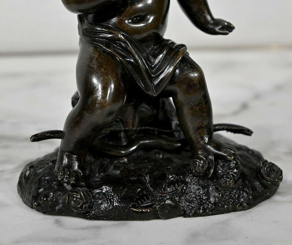 Bronze “Putto With The Arc” – 19th Century photo buy