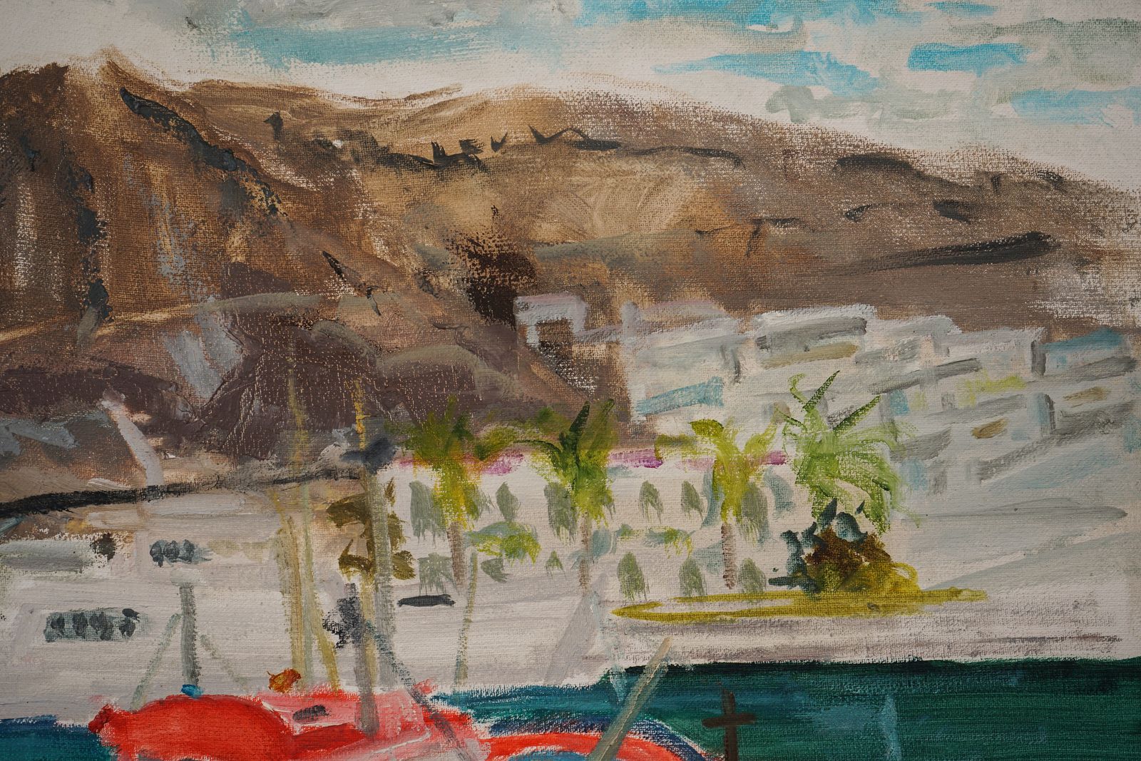 Gran Canaria – Vissershaven En Boten photo Kunst