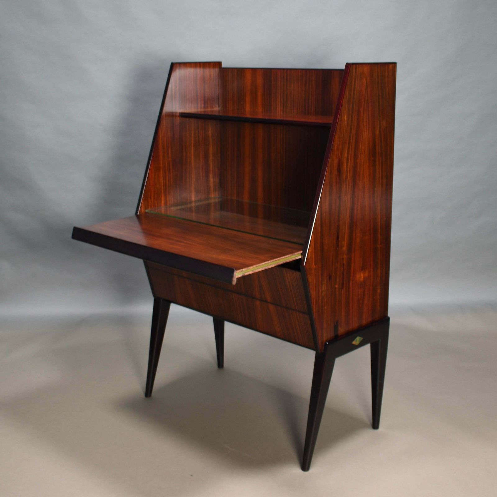 Antonino Gorgone Midcentury Secretaire / Desk Cabinet, Italy, Circa 1950 photo buy