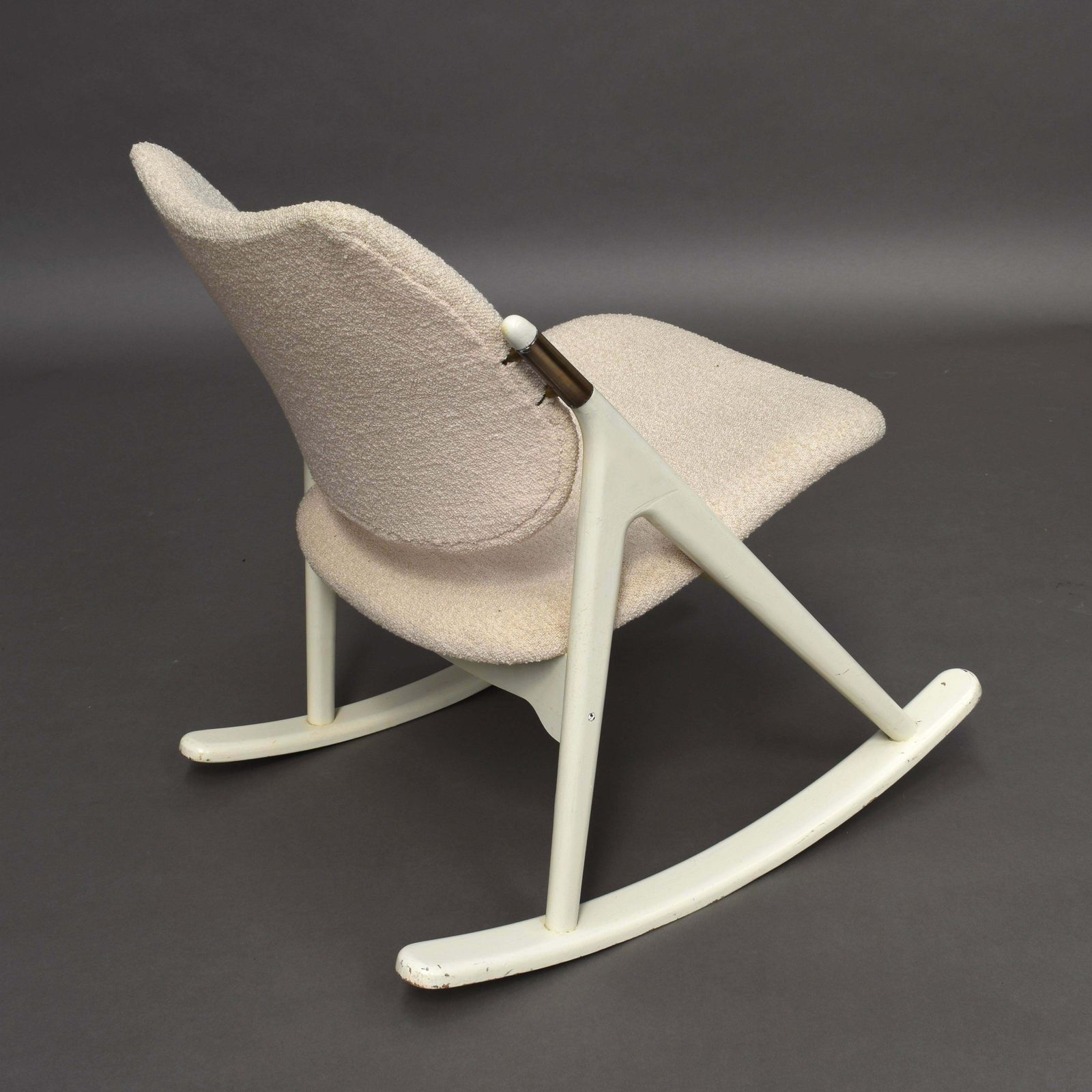 photo vintage Olav Haug Rocking Chair By Elverum Møbel, Norway, Circa 1950