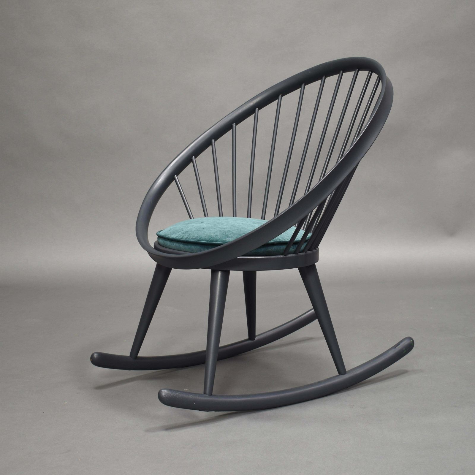 Yngve Ekström 'Circle' Rocking Chair, Sweden, Circa 1960 photo 2118.48