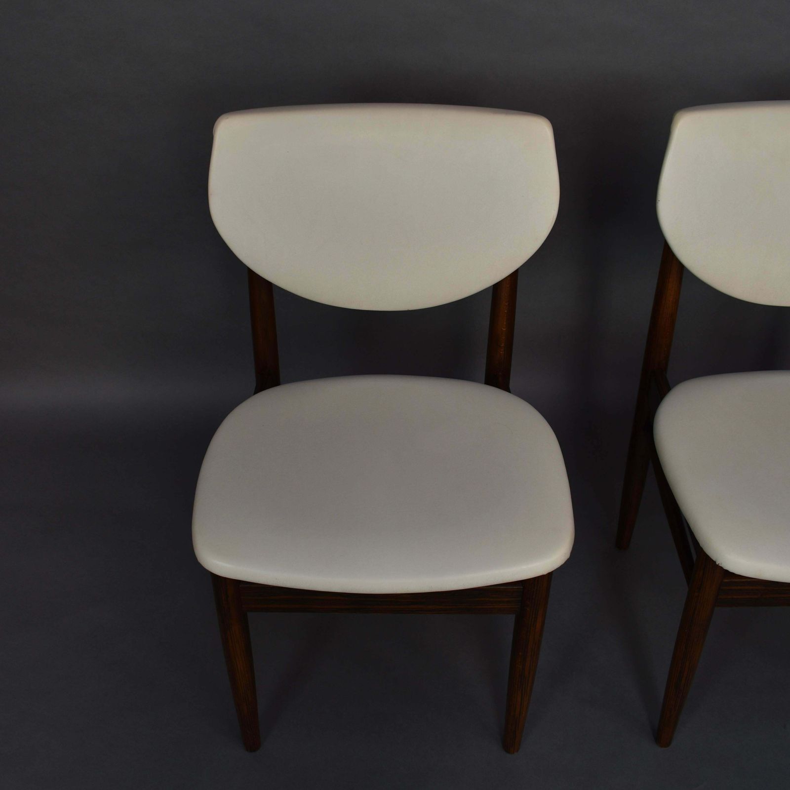 Set Of Four Wenge Dining Room Chairs, Circa 1960 photo buy