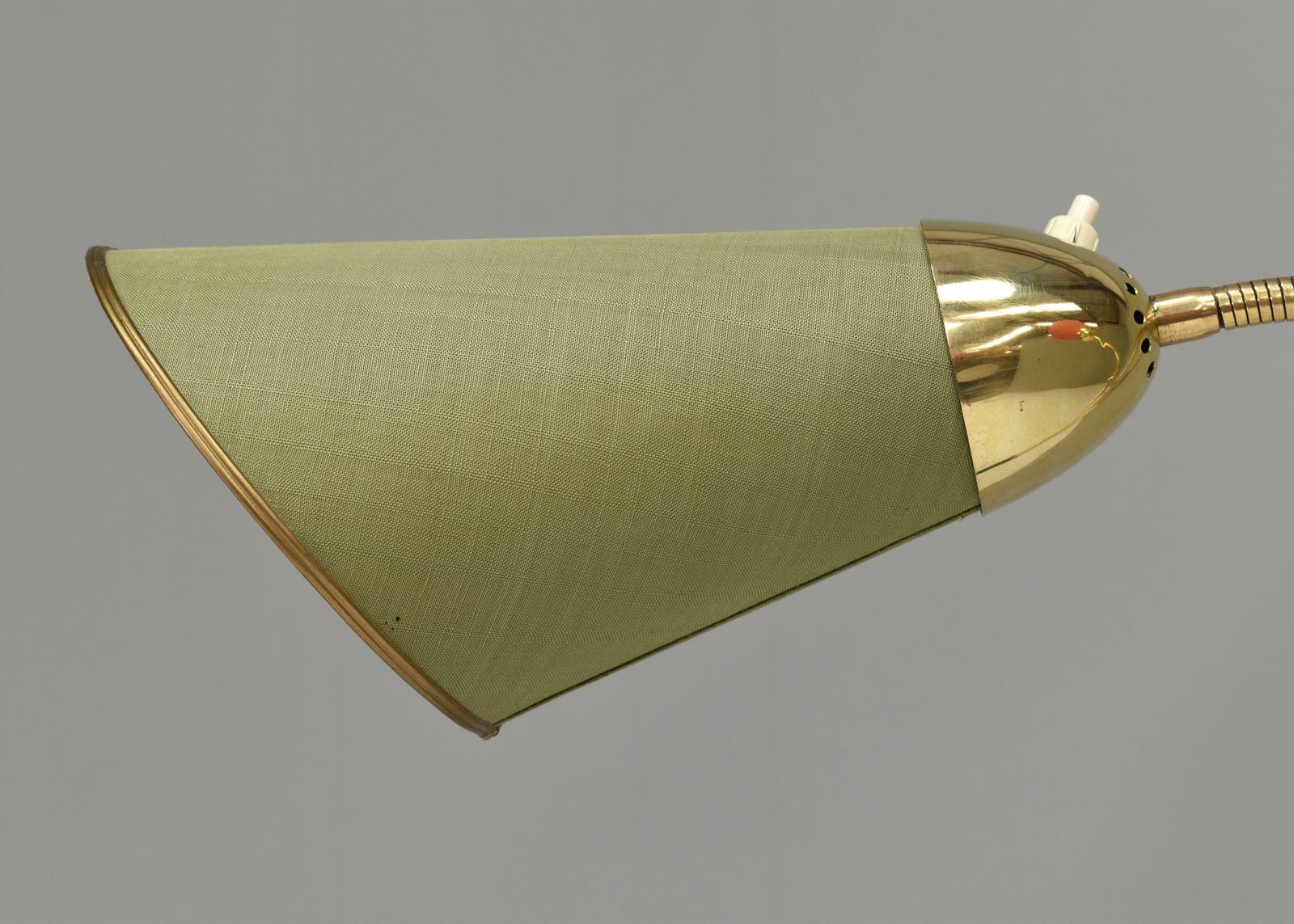 photo vinterior Sophisticated And Elegant Brass Triennale Floor Lamp Italy, Circa 1950