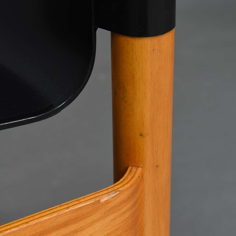 Thonet Chair In Birch And Plastic By Gerd Lange, West Germany, 1973 photo 499.0