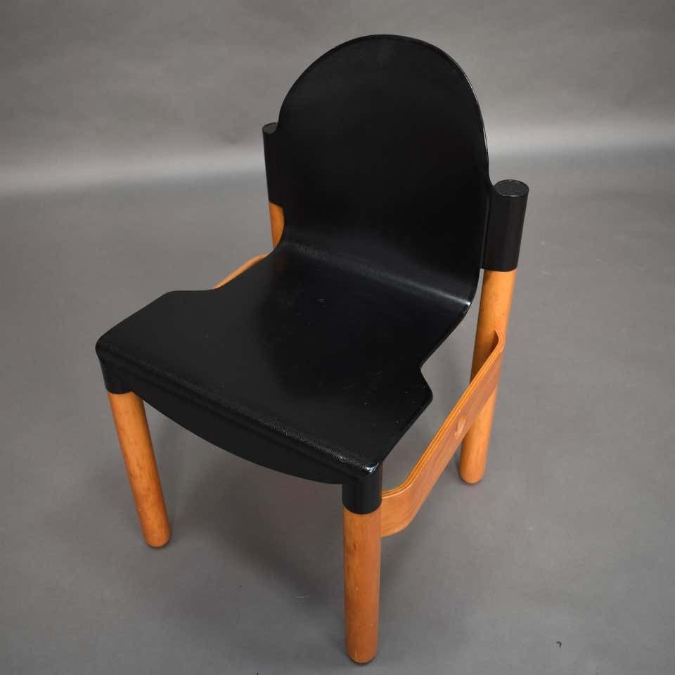 photo furniture Thonet Chair In Birch And Plastic By Gerd Lange, West Germany, 1973