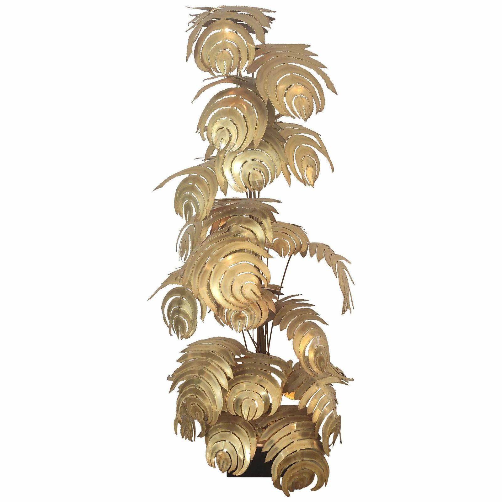 Monstera Floorlamp By Maison Jansen, France, 1980s
