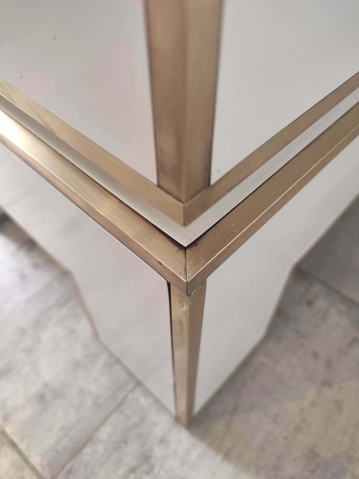 White Pair Of Night Stands From "Alain Delon" For Maison Jansen" photo Furniture