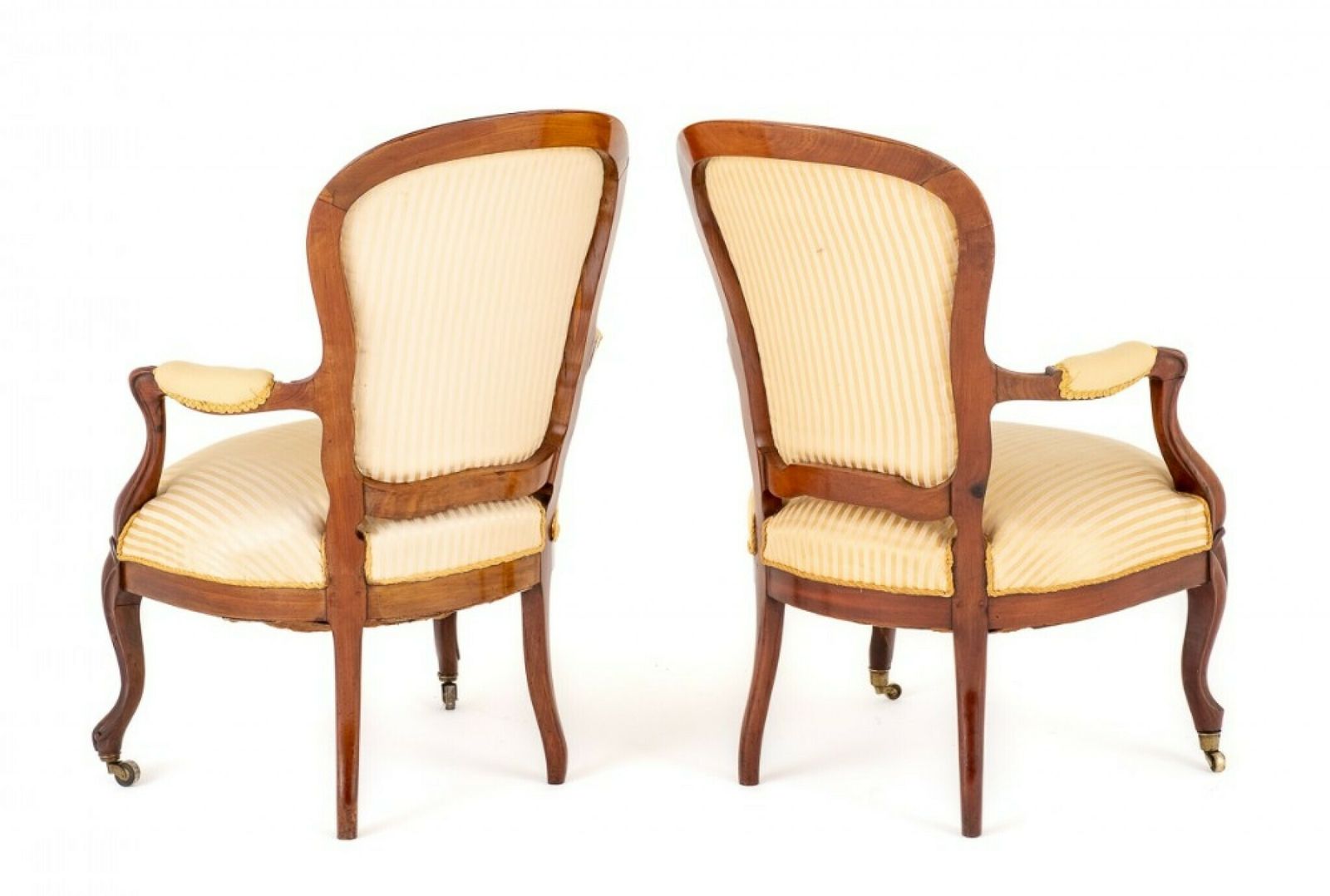 Pair Victorian Arm Chairs Salon Chair 1870 photo furniture