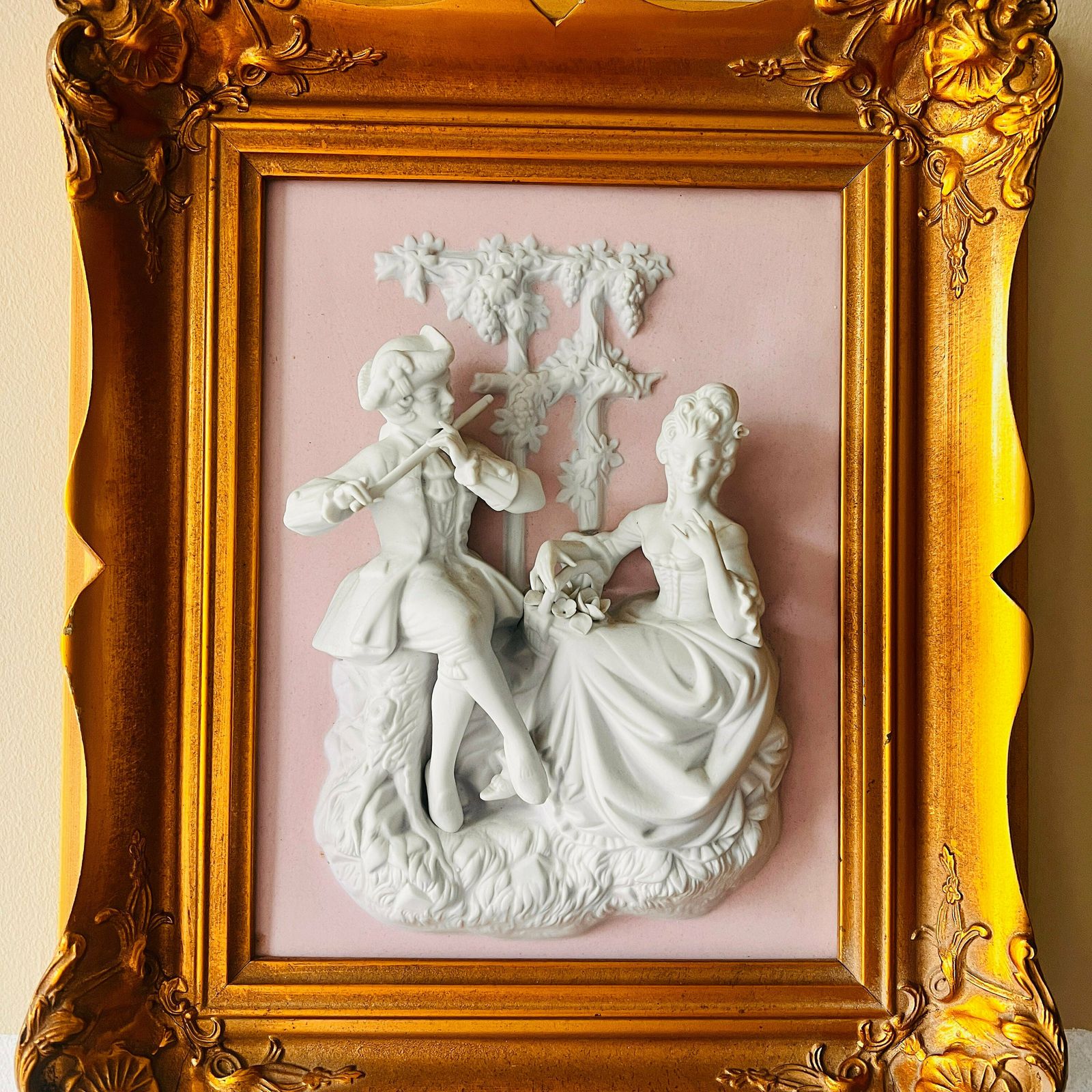 Antiek Alt Meissen Art Rococo Stijl Portret Porseleinen Figurine, Gemaakt In Dresden, Duitsland, Ca. 1930 photo Woonaccessoires