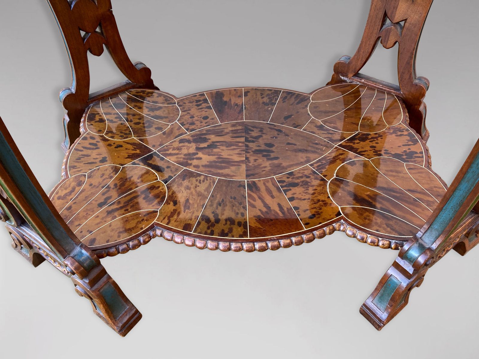 20th Century Art Deco Walnut Occasional Table By Maison Franck In Antwerp photo Furniture