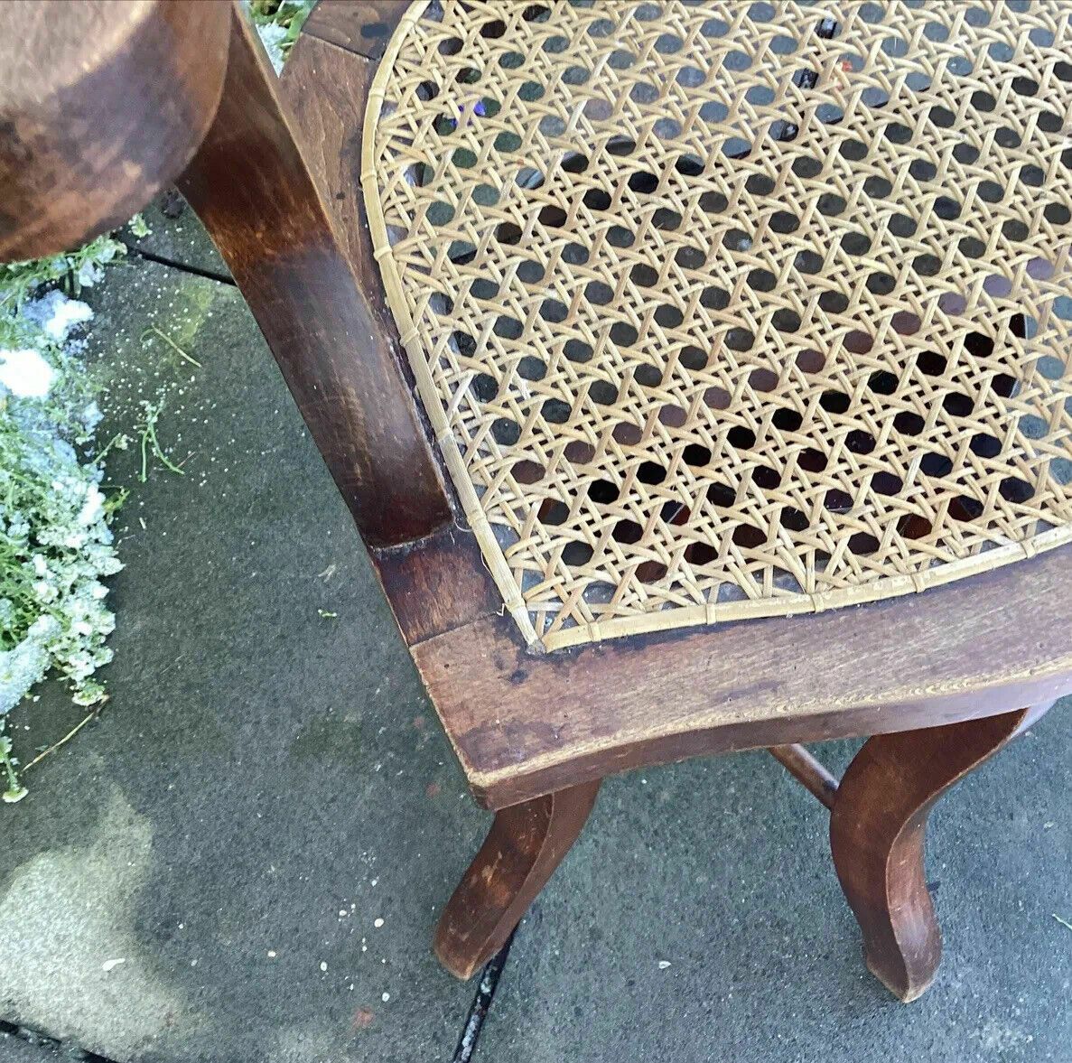 Late 19th C. Rosewood Bergere Rise & Fall Captains Childs Seat. Barbers Shop photo 150.0