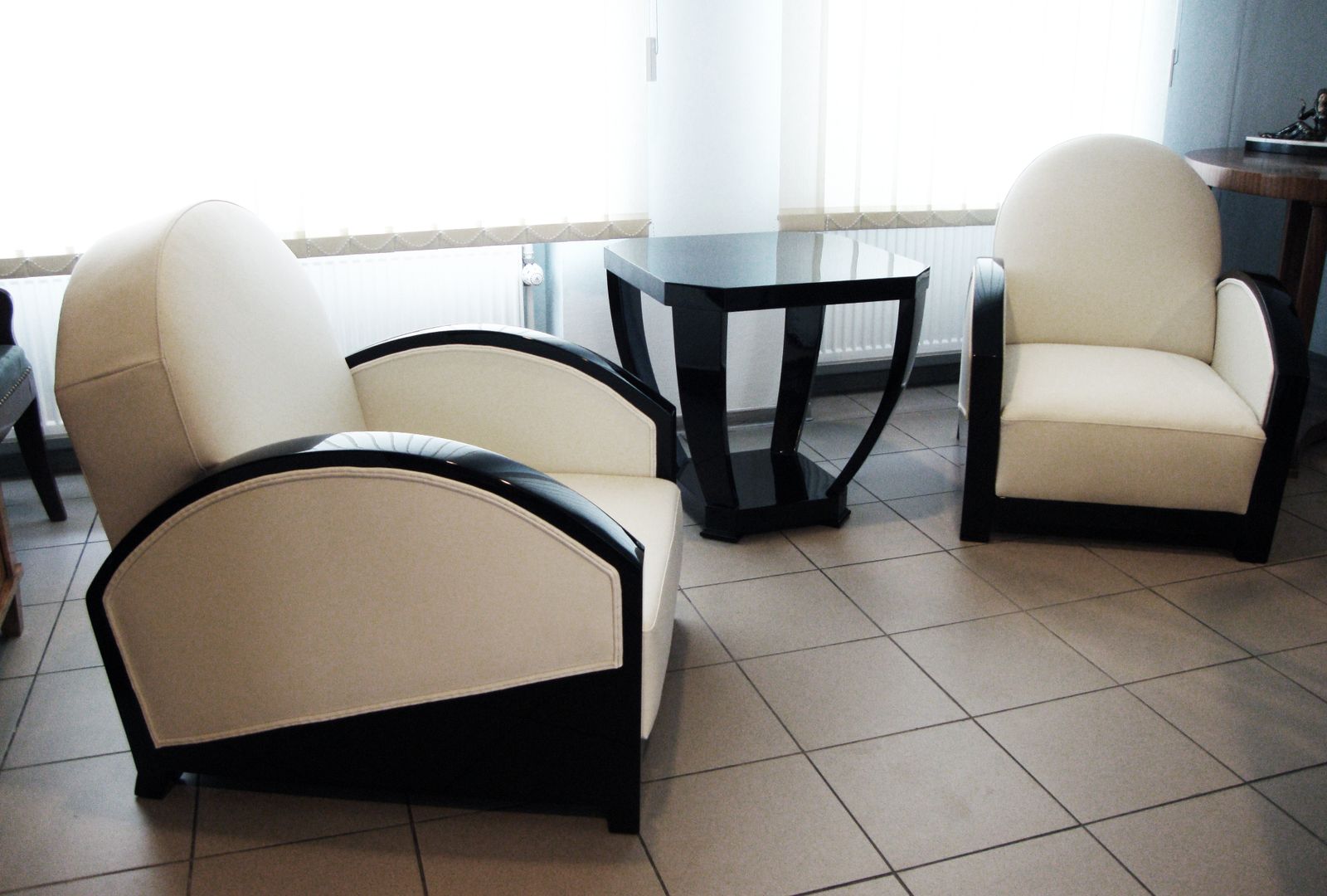 Pair Of Club Chairs   France 20th Century 20 30 Years photo Furniture