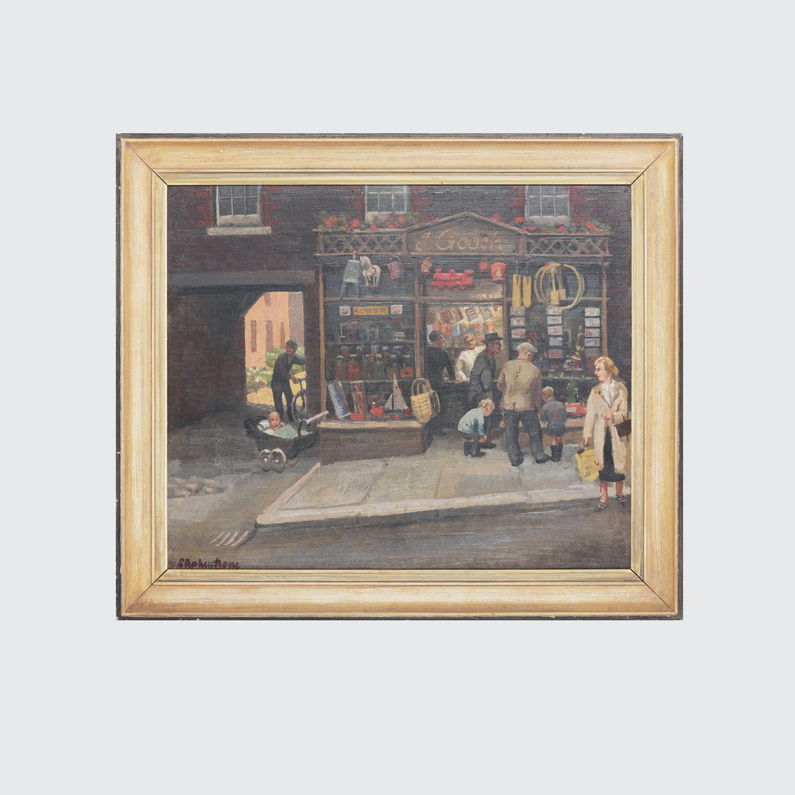 Stephen Bone Oil Painting