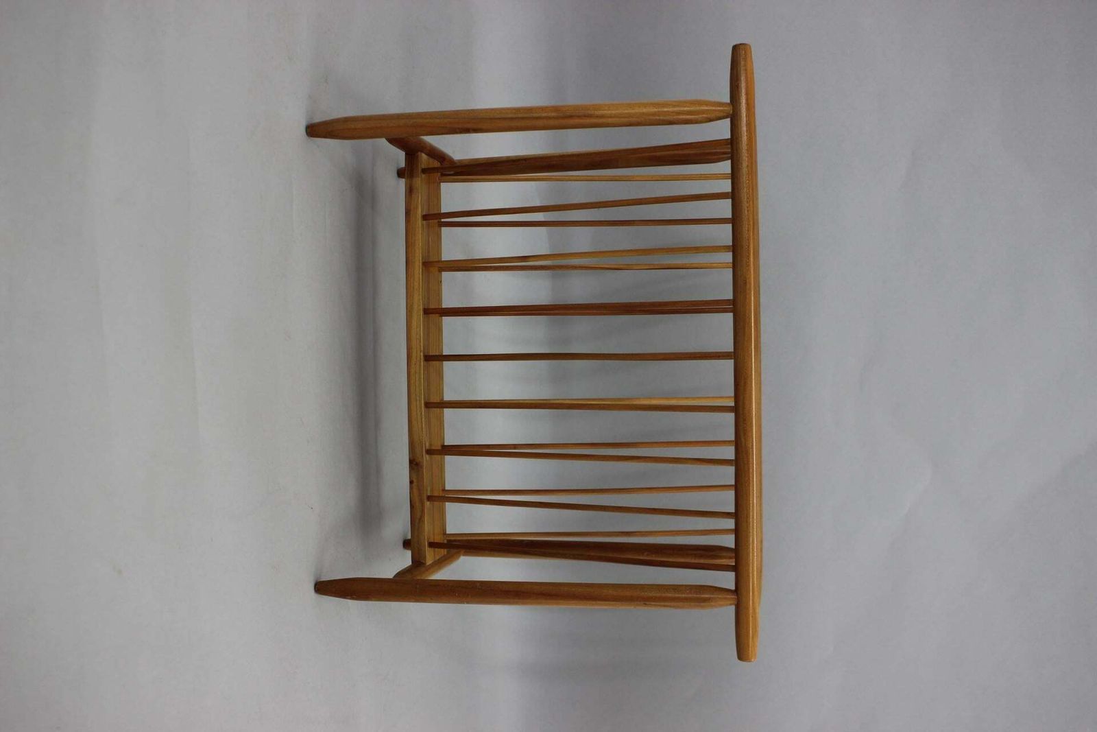 1960s Uluv Beech Newspaper Stand, Czechoslovakia photo Home Decor