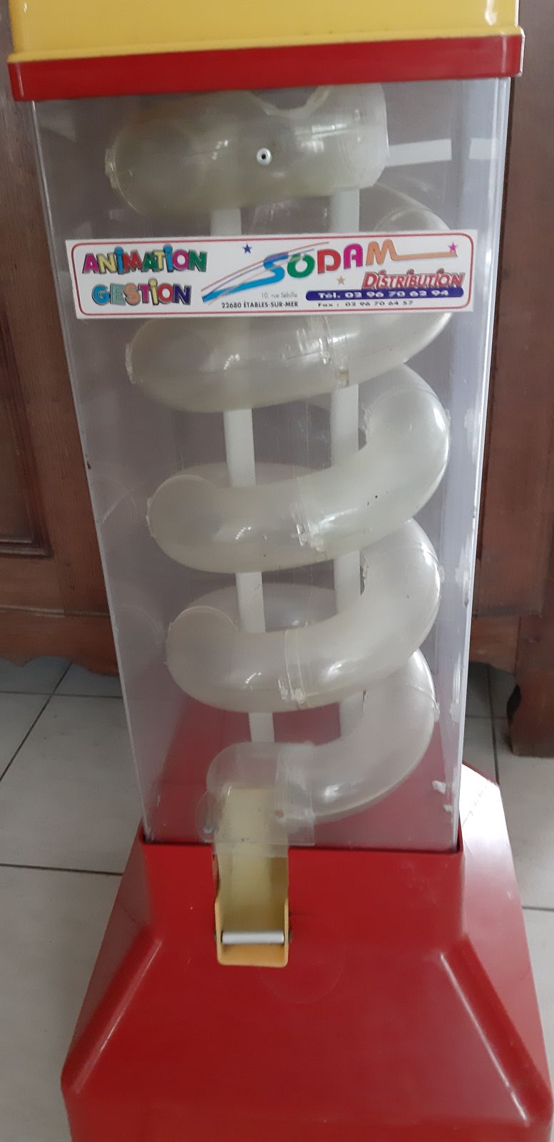 Fairground Bubble Gum Candy Dispenser photo Home Decor