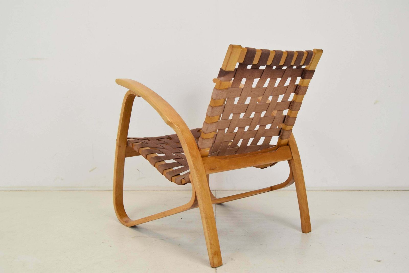Furniture Bent Beechwood Armchair,Design Jan Vaněk,1930's. photo