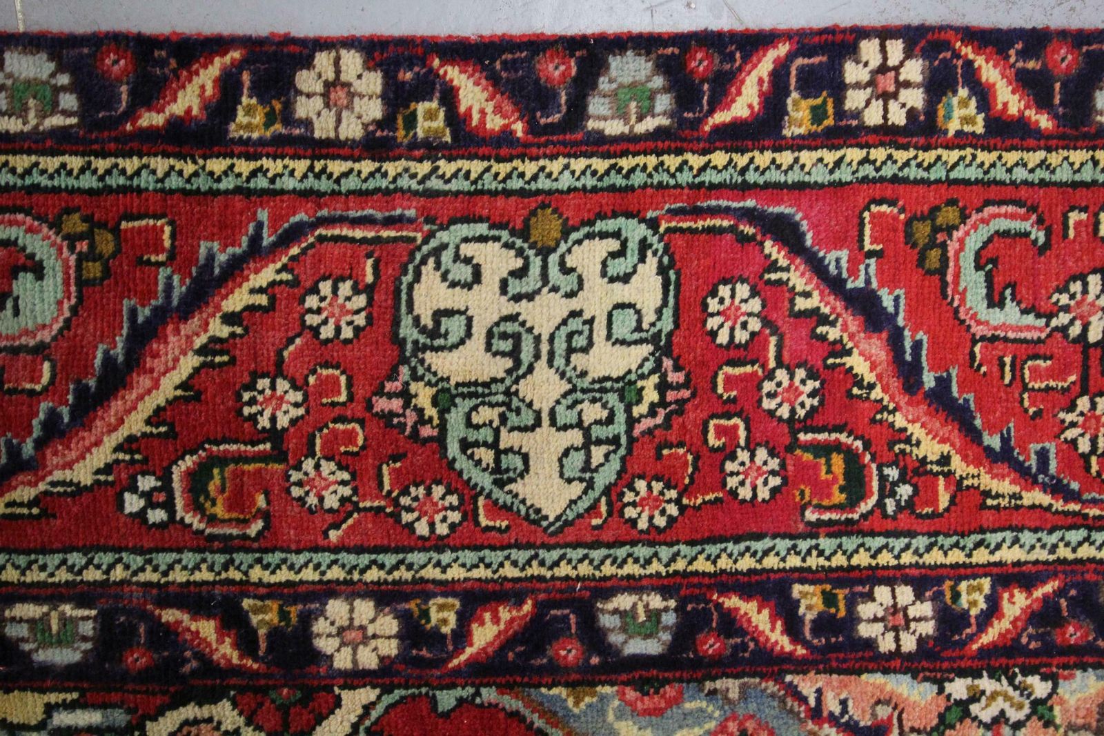 Traditional Carpet Handwoven Wool Rug Large Floral Red Living Room Rug photo 3200.0