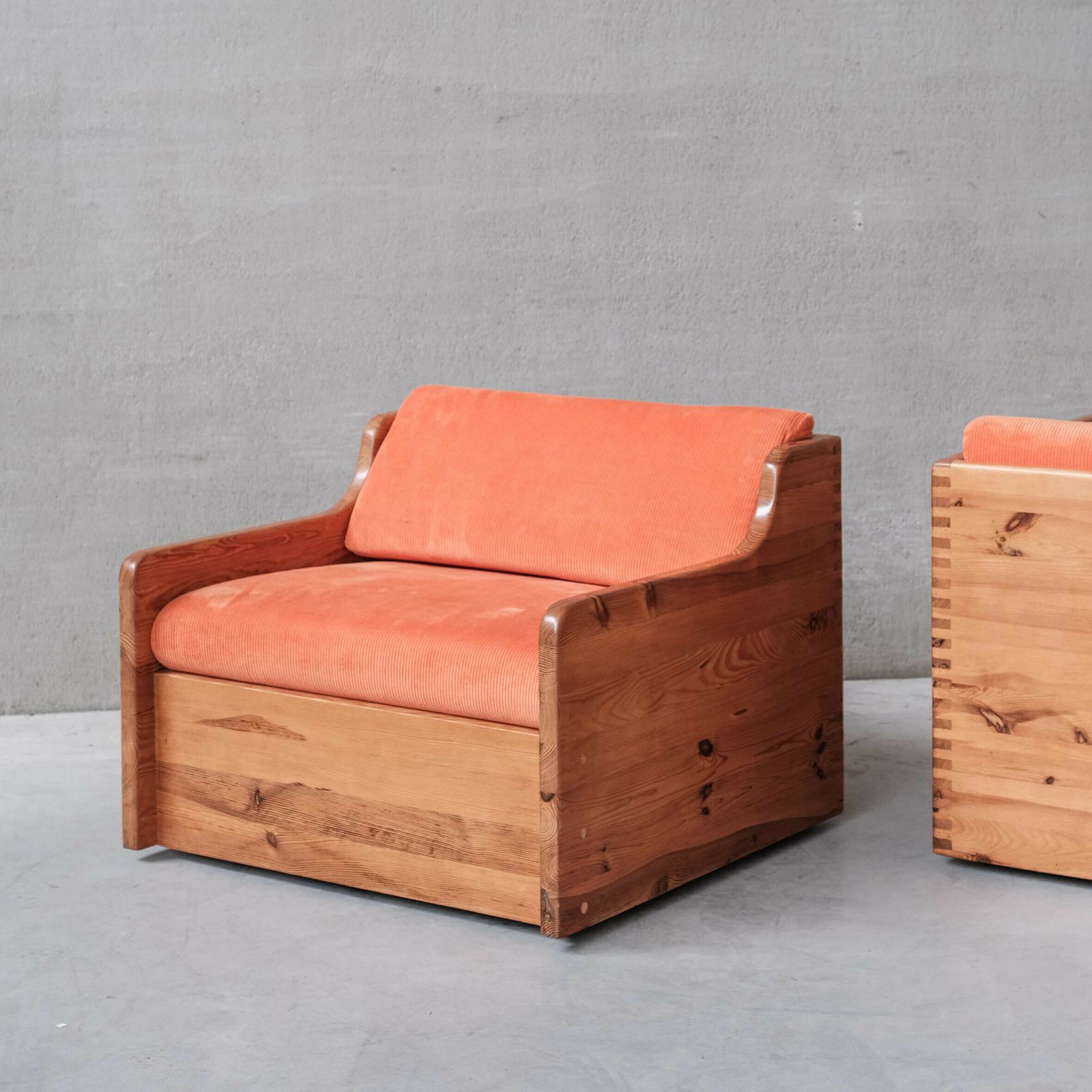 4200.0 Pair Of Mid Century Pine Armchairs Attr. To Ate Van Apeldoorn photo