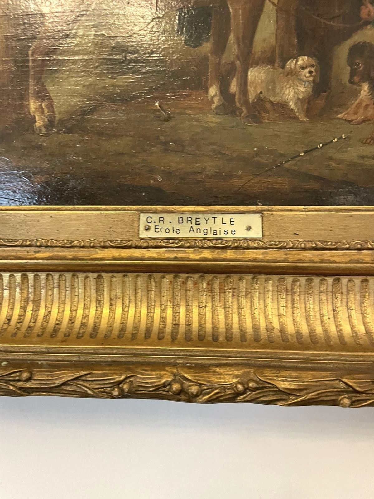 Antique Quality Oil Painting By C R Breytle photo 2125.0