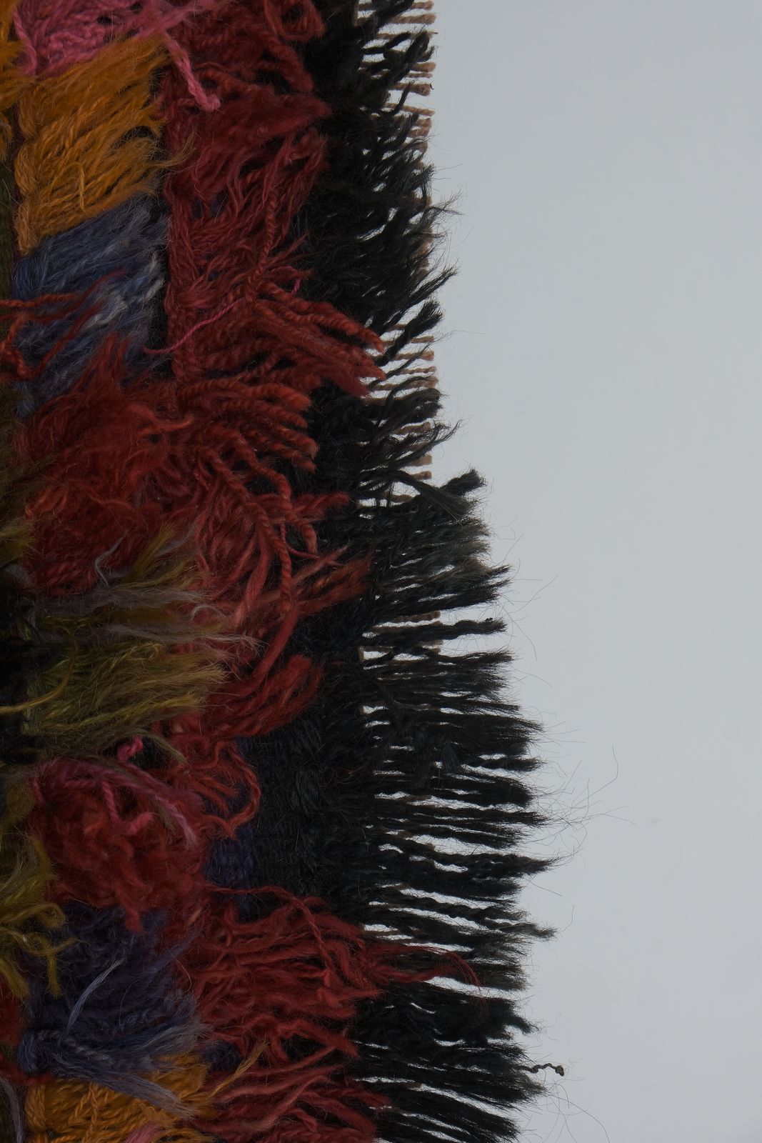 Vintage Turkish Shaggy Filikli Rug 3'1'' X 5'10'' photo Textiles
