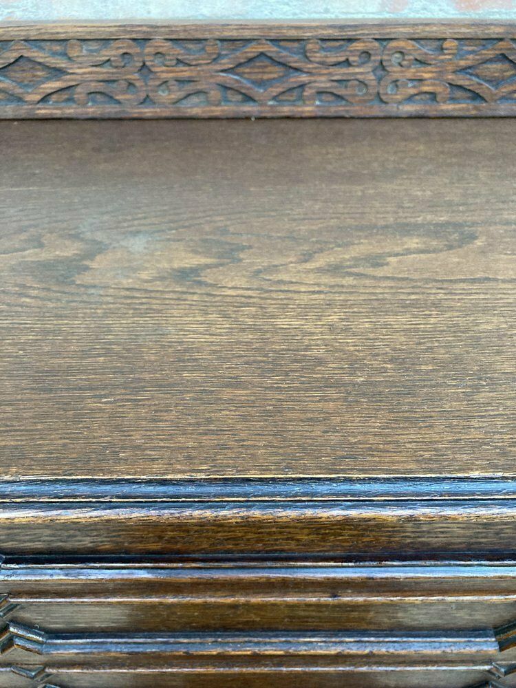 photo furniture French Cutlery Cabinet In Oak With Four Drawers, 1920s