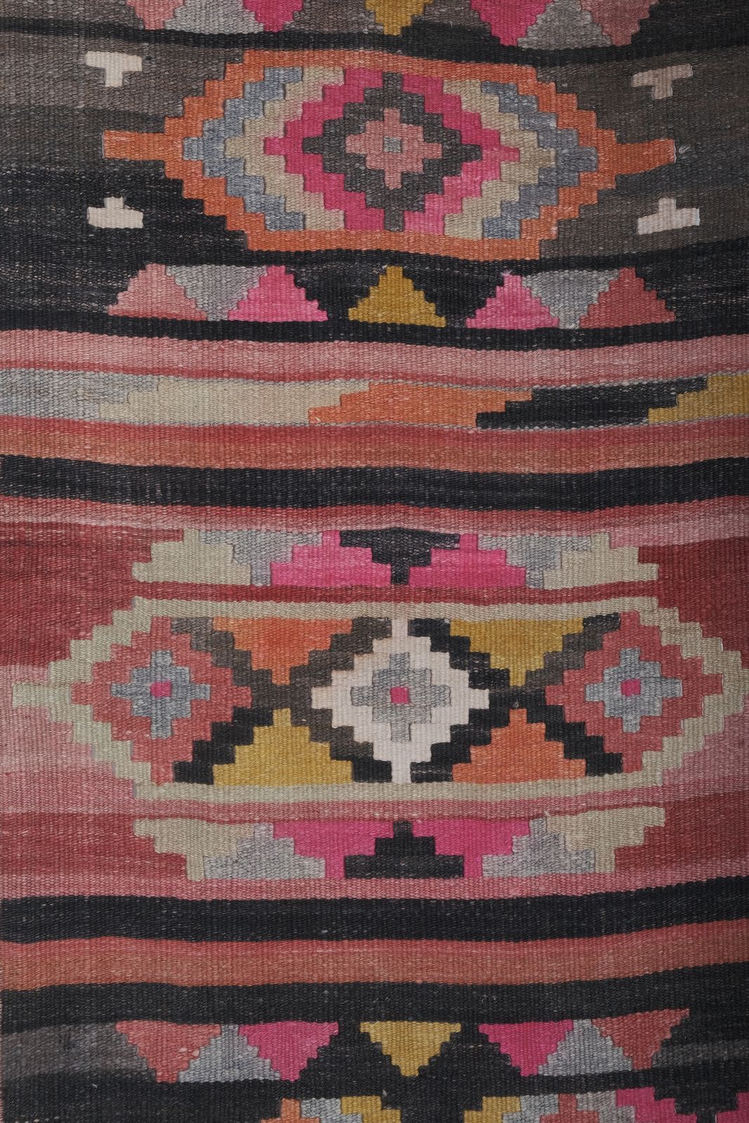 1960s Turkish Stair Kilim Runner 2'4'' X 22'11'' photo for sale