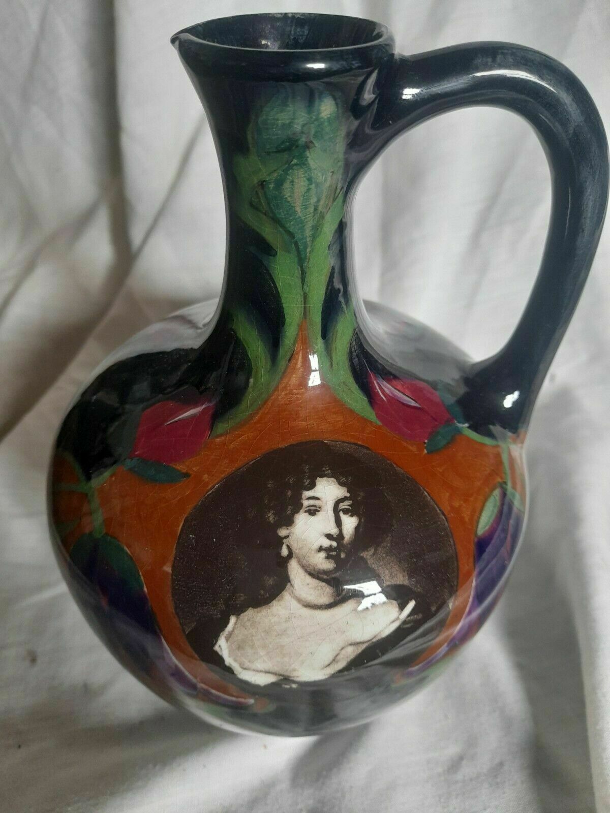 Dutch Art Nouveau Jug, Early 20th Century photo 75.0